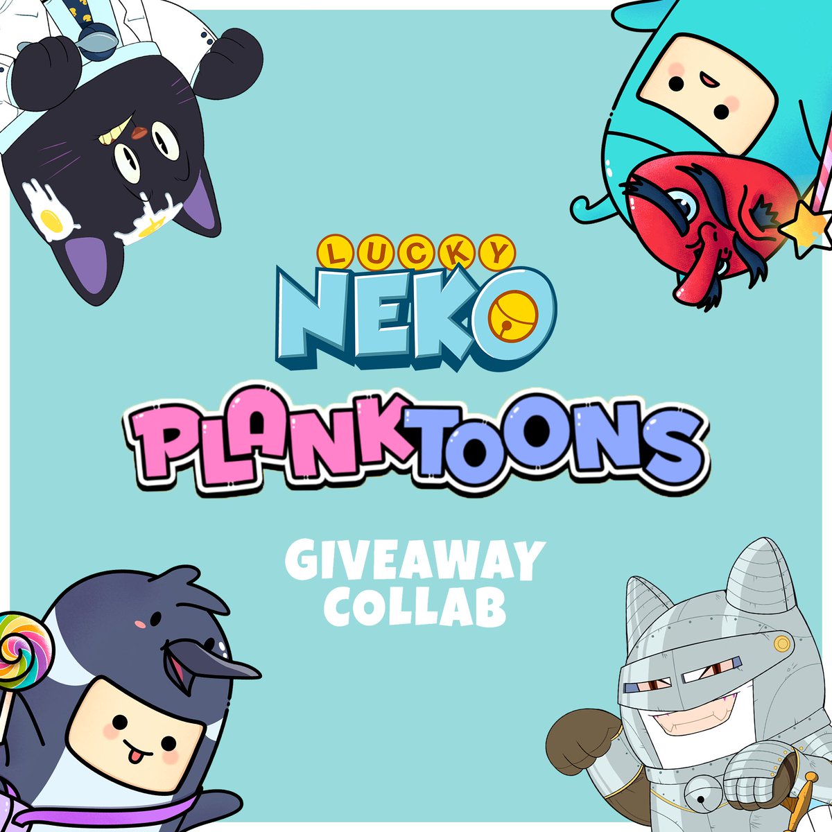 luckynekoworld's tweet photo. #luckynekonft x #planktoons 
Collab Giveaway!🎁

5 Lucky Neko whitelist spot &amp; 1 NFT 🎉

To enter:
1️⃣ Follow @PlanktoonsNFT and @13thstclubnft
2️⃣ Retweet and Like
3️⃣ Tag 3 Friends!

⏳24 hrs

Discord:https://t.co/wfENQymNoA

Minting tonight! 🚀 
#giveaway #nftgiveaways #nfts https://t.co/DSy8YxiOdw
