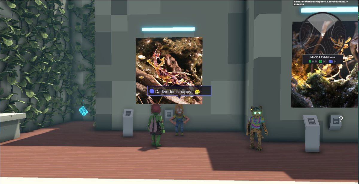 Darkvedor1's tweet photo. @TheSandboxGame @MOCDA_ I just participated in the #TheSandbox weekly contest for a chance to win 200 mSAND! Here is my favorite piece from the ‘Impossible Worlds’ exhibition, check out my screenshot below!
👇 https://t.co/MofvxBA8WD