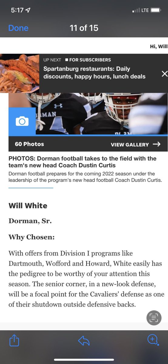 Proud of the work so far and pre-season recognition is a taste of what’s to come 🔒🔒<a href="/_willwhite8/">Will White</a> @864DBs