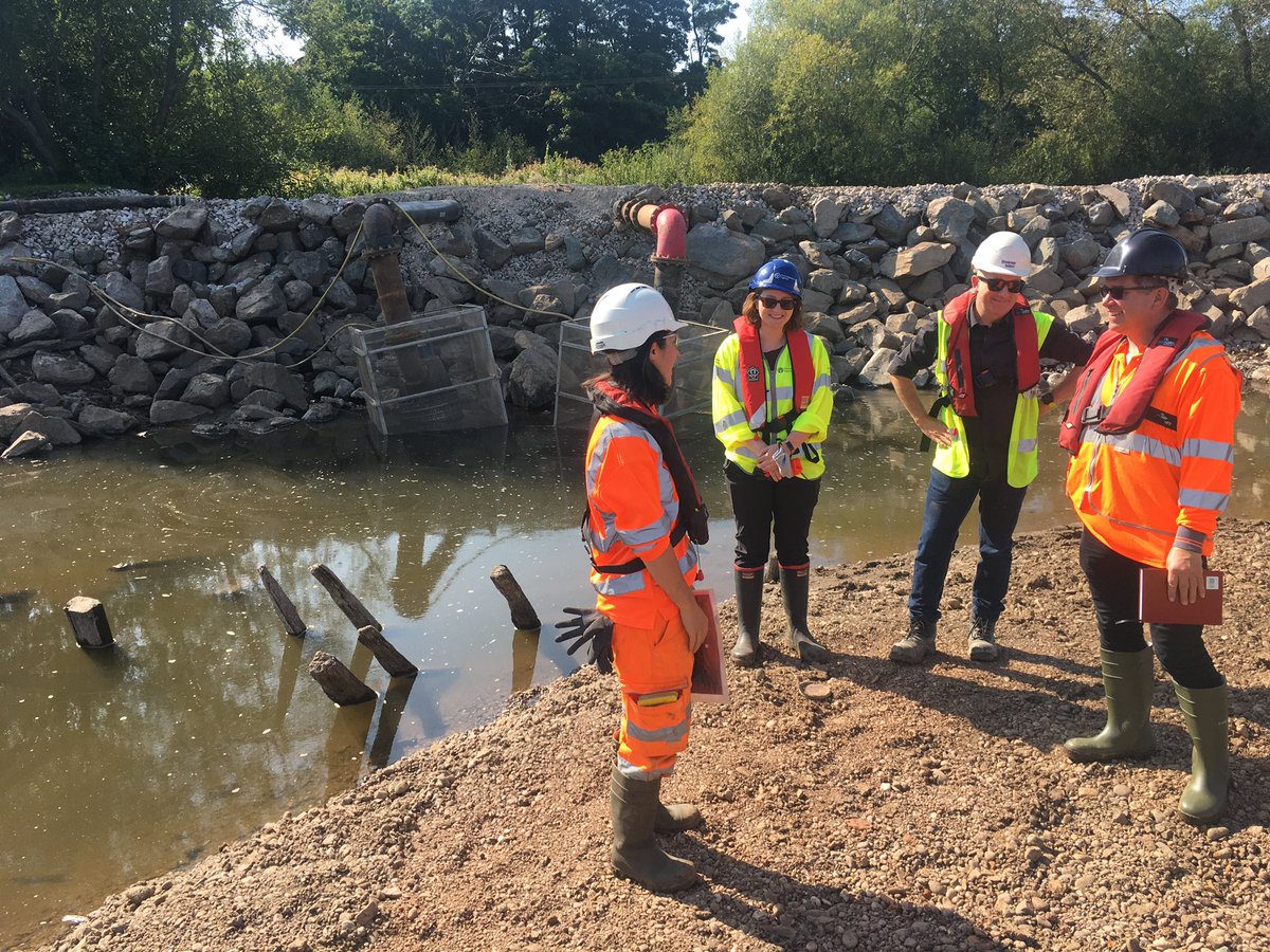Just had a really good meeting with colleagues developing a new app.  It’s designed to help people working on reservoirs build environmental sensitivity into the decision making process.  Reminded me of the medieval weir we found in the midlands last year!