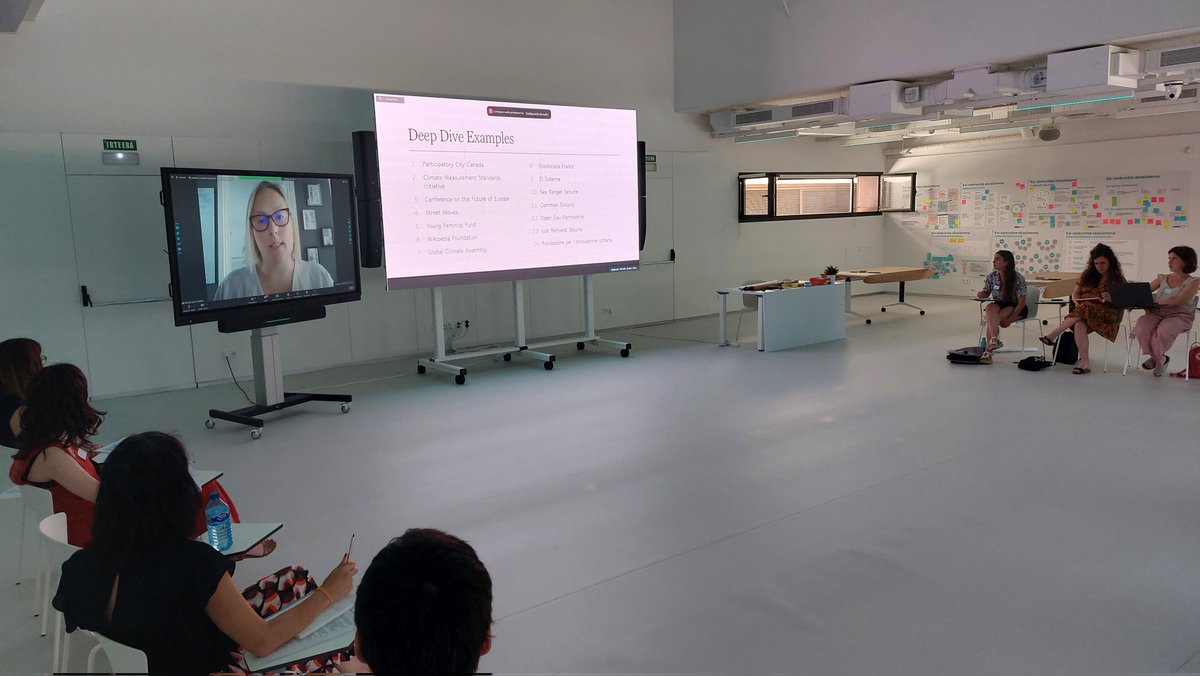arantzazulab's tweet photo. 🌐In the #CocreationEcosystem session @Michelle_Zucker who is leading @arantzazulab's Thinkers in Residence research shared the transformation landscape insights and specific deep dive examples.
🧶We connected the 4⃣ research hypothesis with the co-creation ecosystem konwledge. https://t.co/5WrX7M9yVa