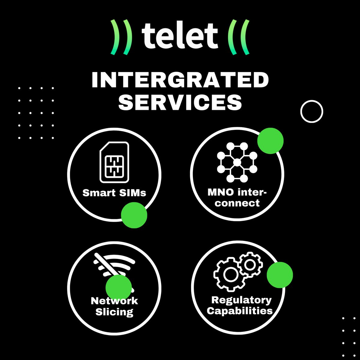 We run a #modern #mobilenetwork infrastructure using well known carrier grade compoenents, combining vendors such as Summa Networks, Polaris, Attocore and Kamailio. 

Find out more about our network here - teletresearch.com/our-network/