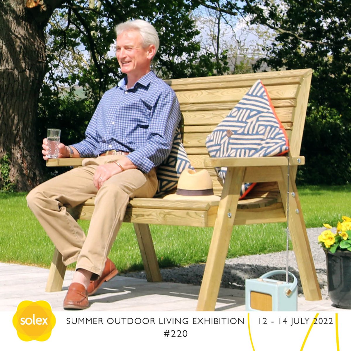 The Freya design presents a new design aesthetic and incorporates alternate width wooden slats cleverly spaced to make a very comfortable ergonomic seating shape.
Read more about our new Freya range on our website.
#Solex #Solex2022 #TradeShow #Lofa #LofaLeisure <a href="/SolexExhibition/">Solex Exhibition</a>