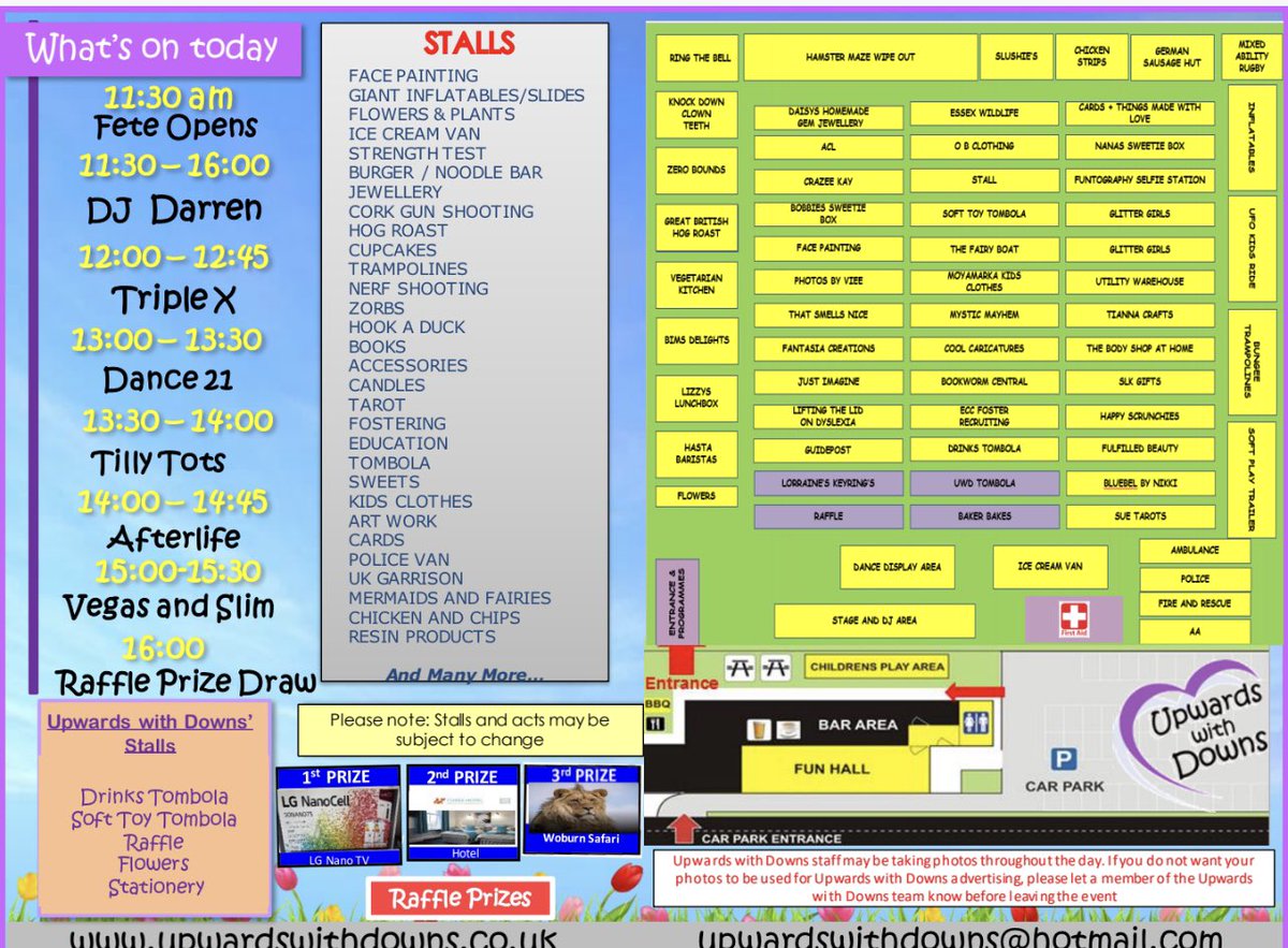 upwardsdowns's tweet image. Our Funday is this Sunday at THE LINK in Harlow. We have some great stalls and fantastic entertainment. Why not come along to support us xx