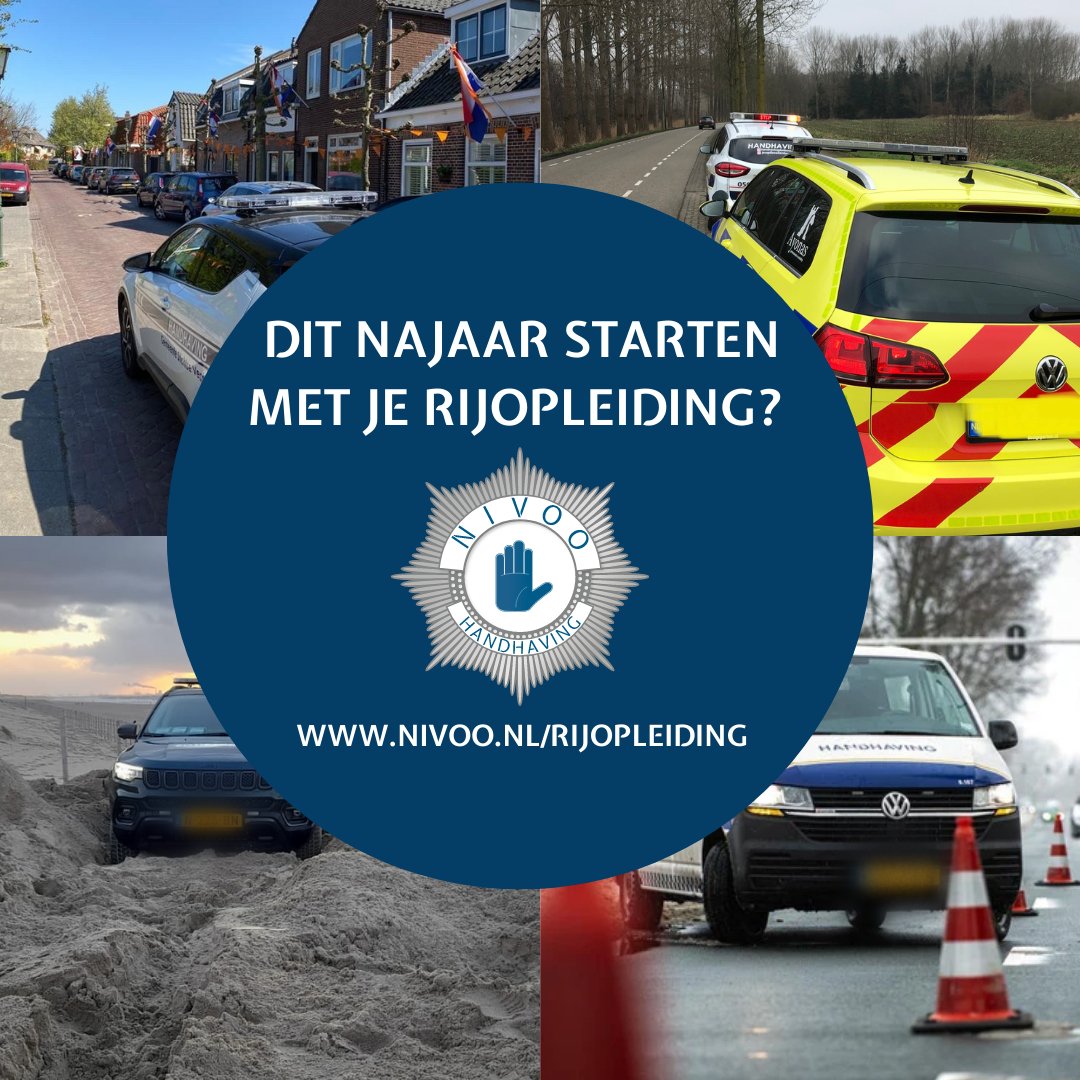 Start dit najaar met je specialistische rijopleiding. Kijk op nivoo.nl/rijopleiding #handhaving #handhaver #BOA #rijopleidingen