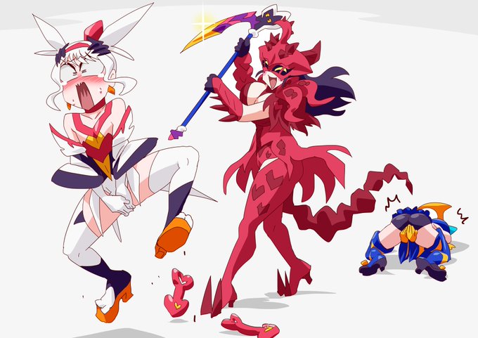 敵が持ったとたん強くなるぞ #キュアライダー #ライダー少女 