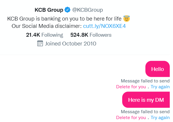 cennyg's tweet photo. @KCBGroup @FlyRwandAir @BPRbankcares @KCBGroup , I failed to DM you, https://t.co/2RvN7IP2X9