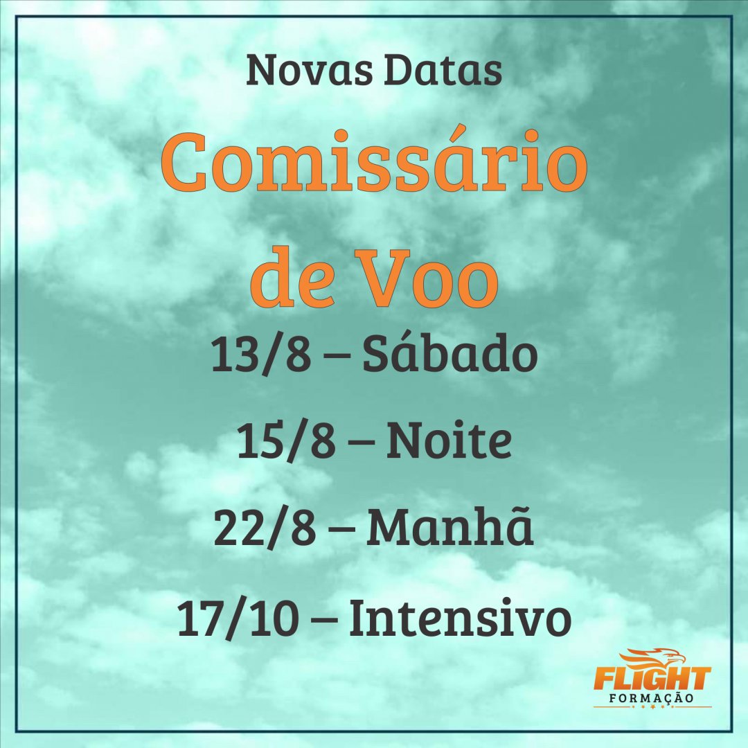 EscolaFlight's tweet photo. Nem só de manutenção se faz uma aeronave! Te liga nas novas datas para turmas de comissário e vem ter aula num boeing de verdade. Voa na frente com a gente! https://t.co/xgVvqILlop