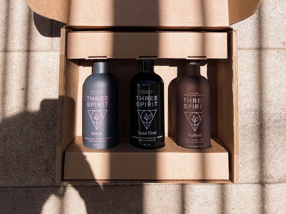 threespirit_'s tweet photo. #PrimeDay If you want to try our core collection of #nonalcoholic elixirs, save 20% + FREE SHIPPING until midnight BST at @AmazonUK #thefutureisfunctional #threespirit https://t.co/ggvI8YUdnV