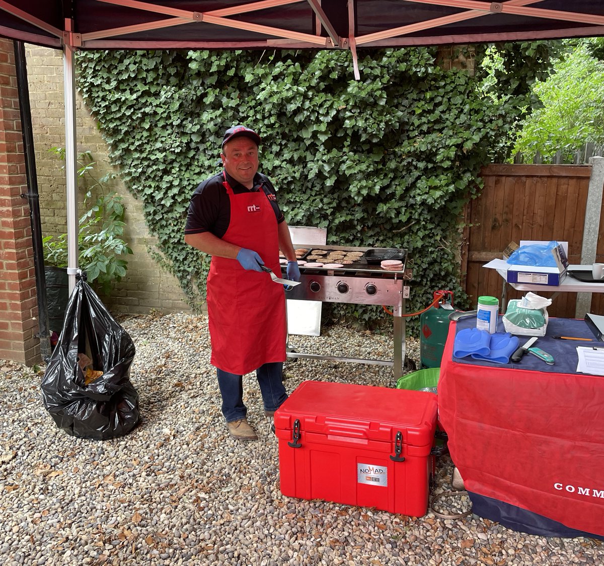 We are very grateful to <a href="/RRT_UK/">Rapid Relief Team UK</a> for providing the catering at our open day. A big thank you to Anthony and Bridget for coping in that heat! Really made our day special  😀