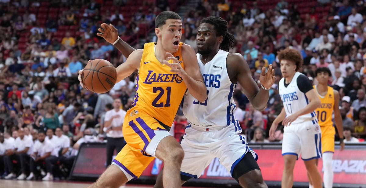 ICYMI: Cole Swider had solid outing Tuesday night as the Lakers overcame an early double digit deficit to top the Clippers. https://t.co/x3Iutvrmj0 https://t.co/HbxnOrhN7g