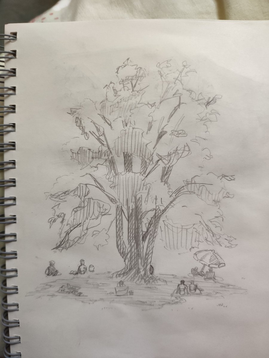 some little sketches I did while on a walk 