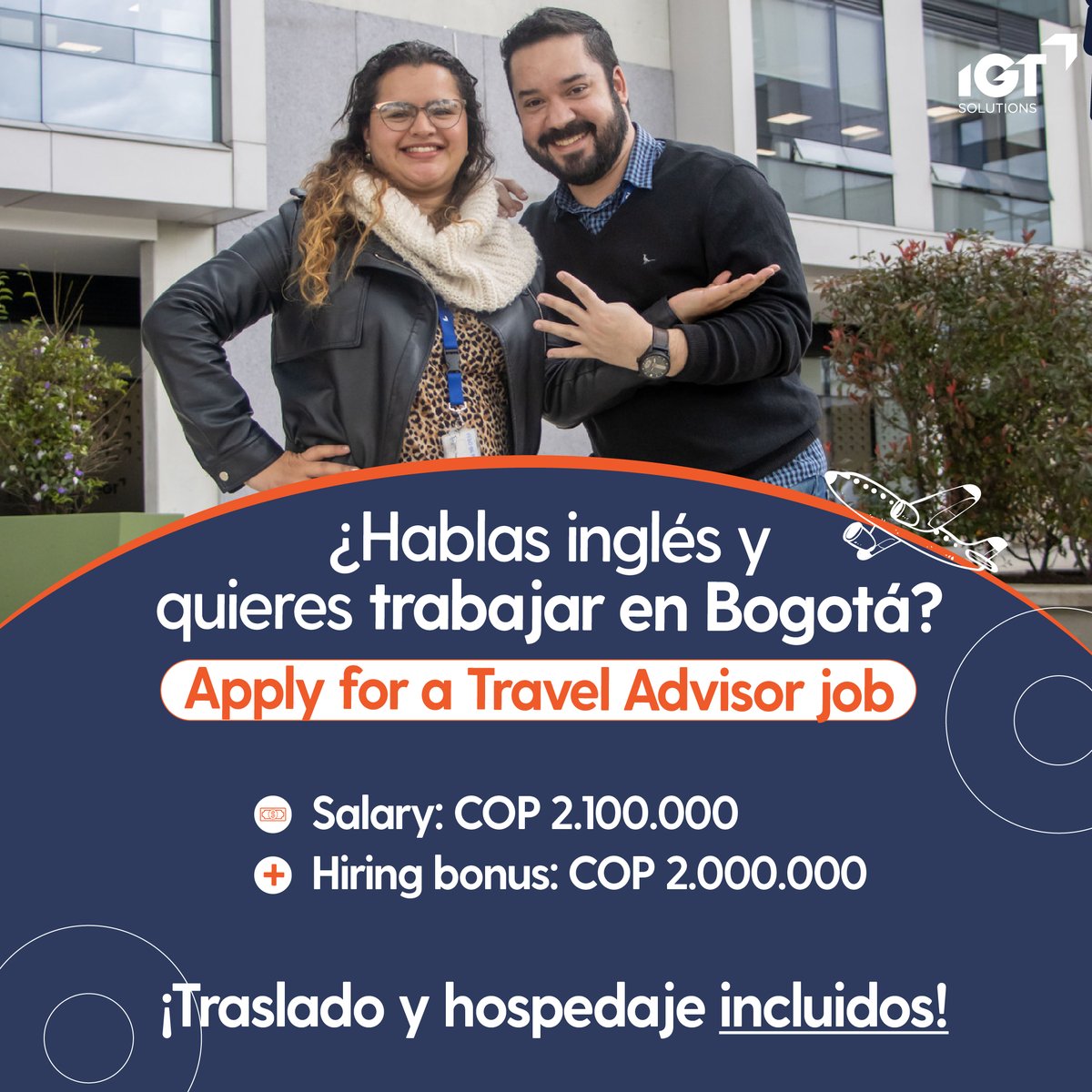 IGTSolutionsCol's tweet photo. - Todas las prestaciones de ley desde el primer momento.
- Entrenamiento totalmente pago
- Contrato a término indefinido
- Trabaja solo 5 días a la semana, 43 hrs semanales con turnos rotativos.
- No requieres experiencia previa

Aplica ya!!: https://t.co/qzeRyxTeNn https://t.co/rh8RhmXguC