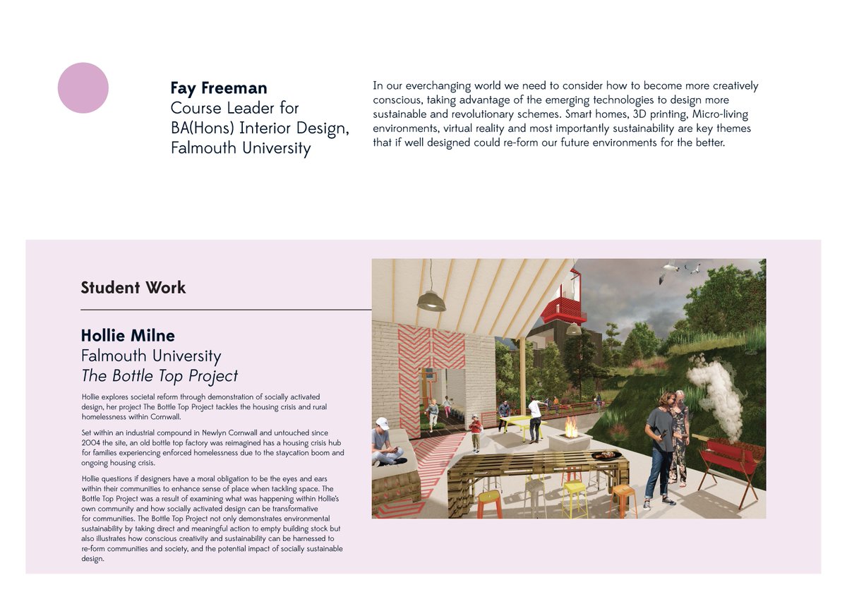 For the IE summer show 2022, we explore the theme of Re-Form.  How can design help form and reform society through addressing shared problems?
Join our members in the discussion 
here * Fay Freeman
Course Leader for BA(Hons) Interior Design, <a href="/FalmouthUni/">Falmouth University</a>
