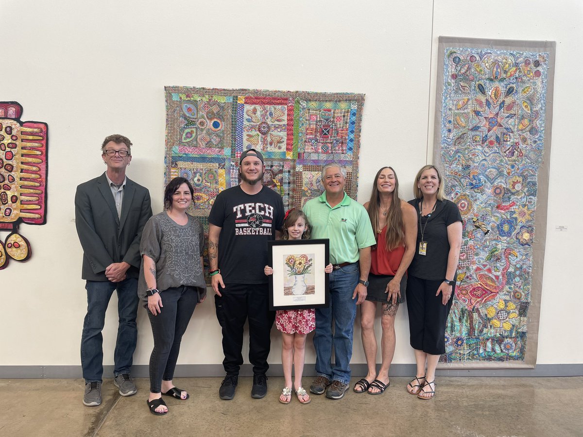It was an honor to meet Madison McHam today <a href="/lhuca_lubbock/">LHUCA</a> along with her family and teacher, Heather Baker. I will be proudly displaying Madison’s artwork in my Capitol office. Thank you Madison.<a href="/LISDFineArts/">LubbockISD Fine Arts</a> #ThisIsHD84