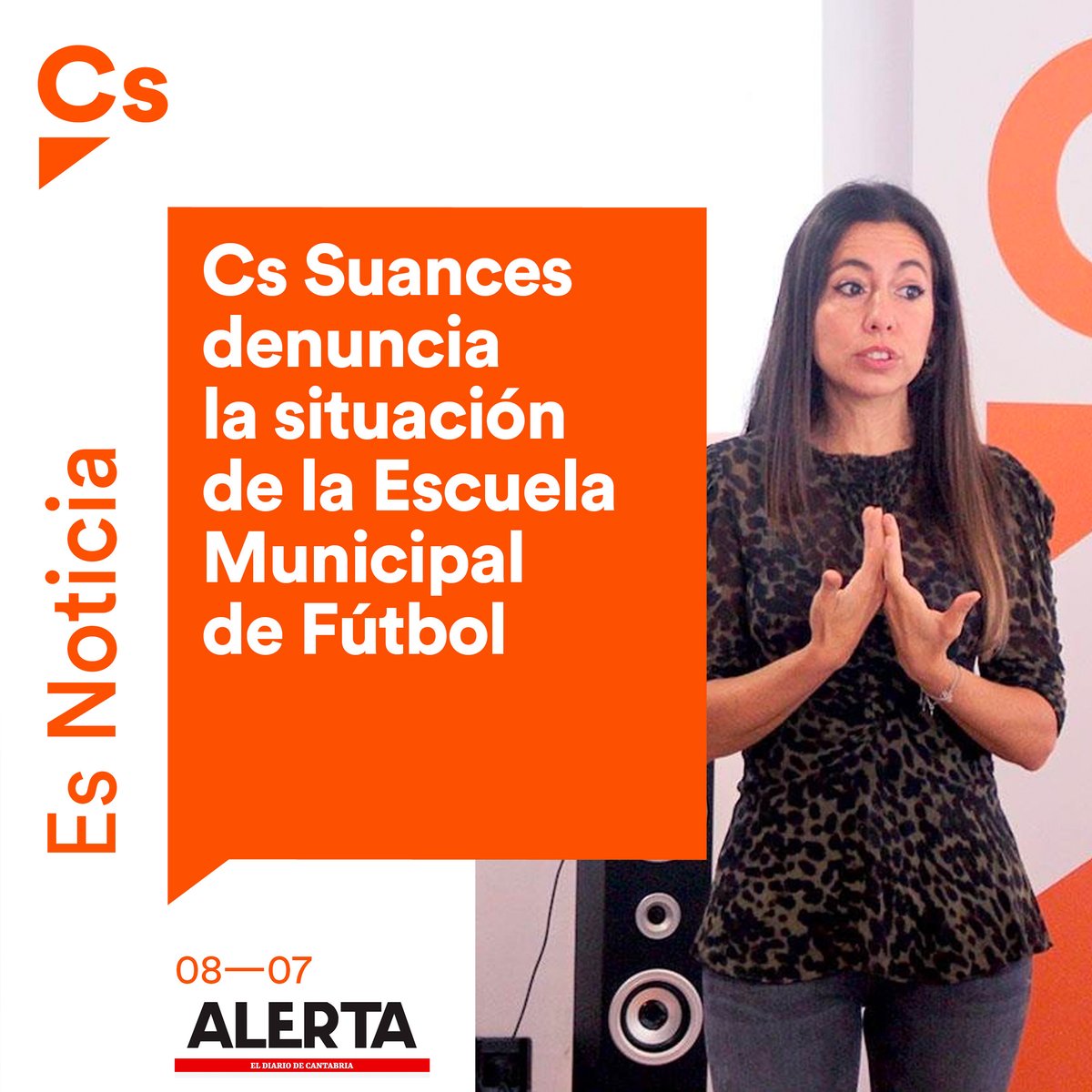 CsSuances's tweet photo. ⚽️ @CsSuances denuncia la situación de la Escuela Municipal de Fútbol

👉 @RuthPerezHig "Exigimos al alcalde que garantice el servicio, la formación deportiva y la reserva de horarios"

🗞 Toda la info en @ALERTAeldiario: https://t.co/fUX2Lf0N3T https://t.co/iKeEXoQvse