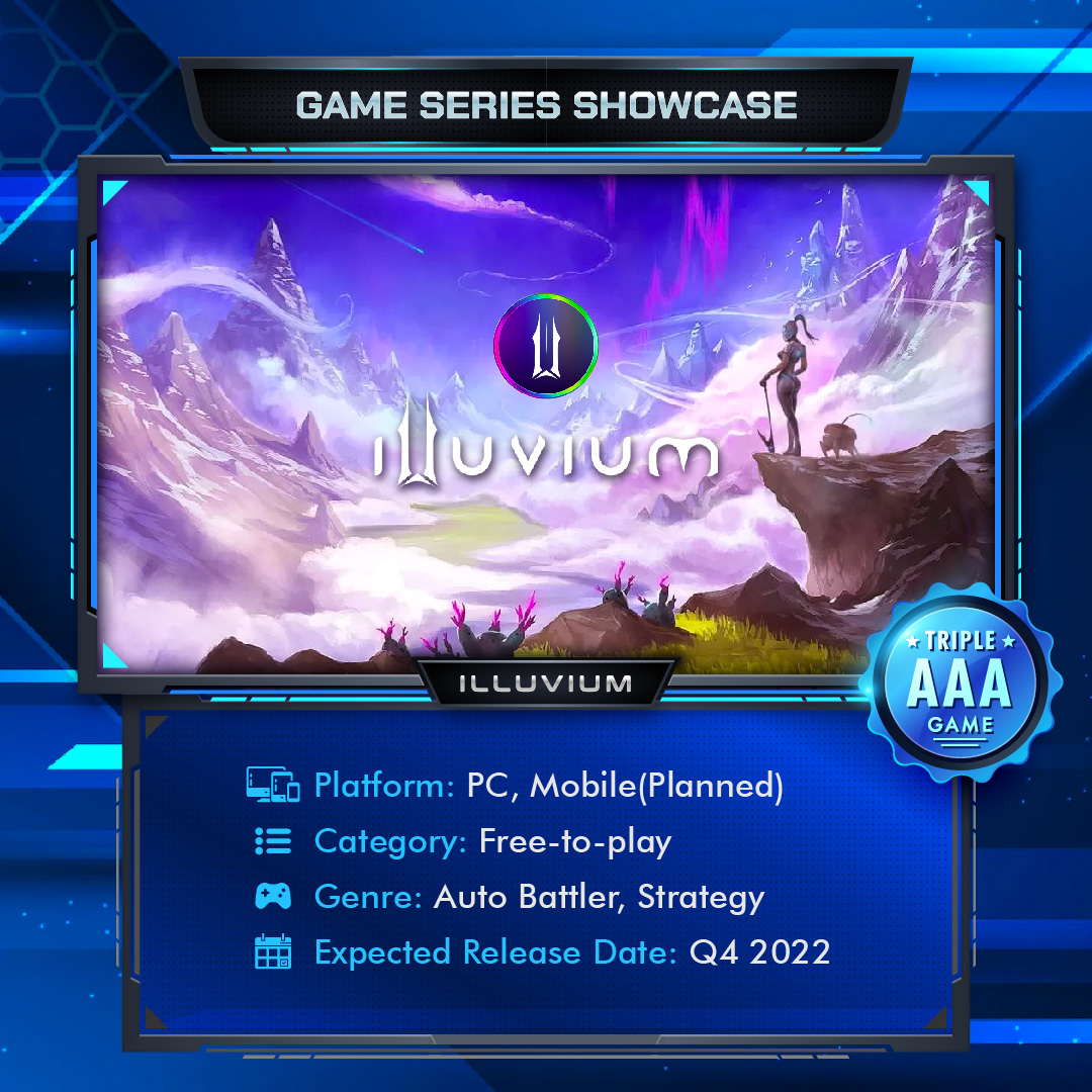 GenxiesGlobal's tweet photo. Today, we'll be showcasing one of the famous AAA quality #NFT games, which is Illuvium. @Illuvium is an open-world exploration, NFT creature collector and autobattler game built on the Ethereum Blockchain, releasing on PC and Mac in 2022. https://t.co/58MTICpPAW