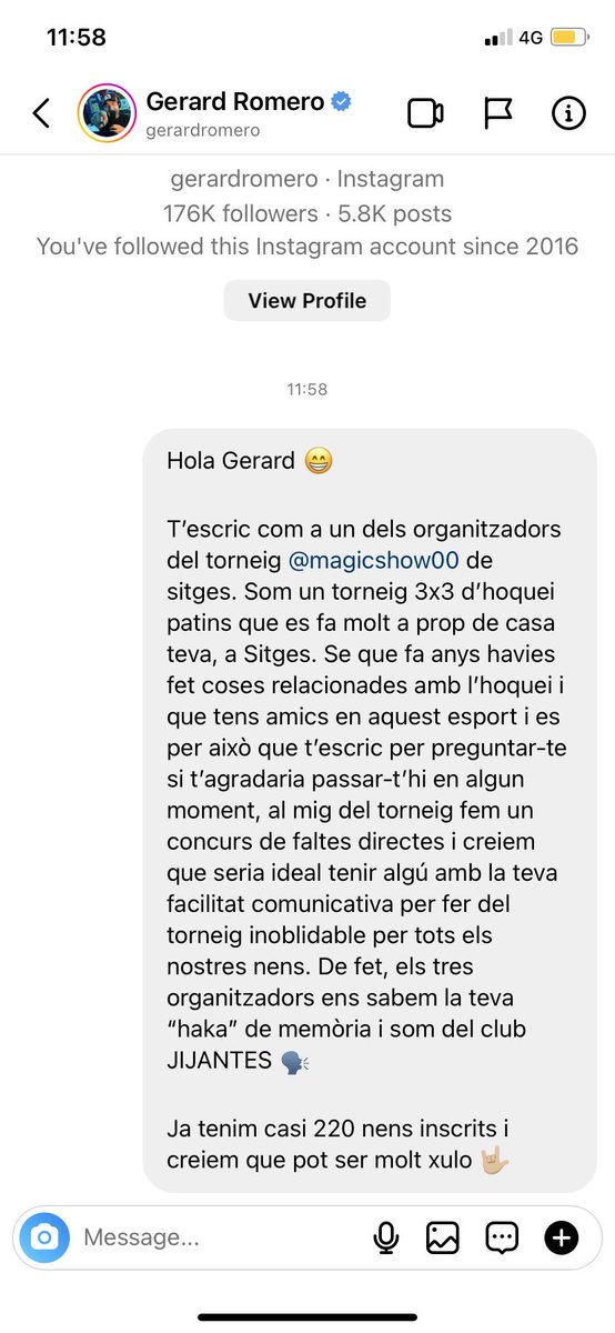 Que, ens ajudeu a portar al <a href="/gerardromero/">Gerard Romero</a> al <a href="/Magicshow00/">MagicShow</a> a ballar tots junts una “haka”!?

🗣 Tot el que sigui RT o FAV per provar que li arribi això serà benvingut

🤩 Volem amb nosaltres al 12è canal de Twitch amb més seguidors

📍És vilanoví, ben a prop de casa Gerard😉