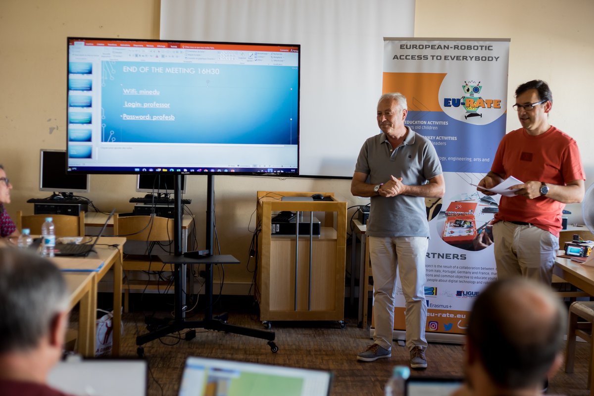 eu_rate's tweet photo. // TRANSNATIONAL PROJECT MEETING - 8TH AND 9TH OF JULY 2022 - BARCELOS, PORTUGAL // 🇵🇹🤖
 2 intense days to measure the state of play of our project, test and improve our robotic kit, prepare our next actions but also to discover beautiful places! https://t.co/4wSj46PXAK