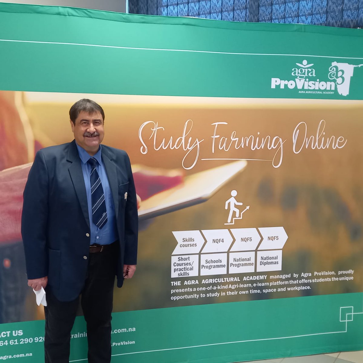 i3A_BFN's tweet photo. Graduation held for online Diploma students in Namibia this past week. Our academy aims to reach beyond borders, and inspire knowledge and education! For more info: https://t.co/zmMmbgkLsz
#youngandfarming #agrieducation #elearn #farming #farmspaces https://t.co/fn42bcvALf