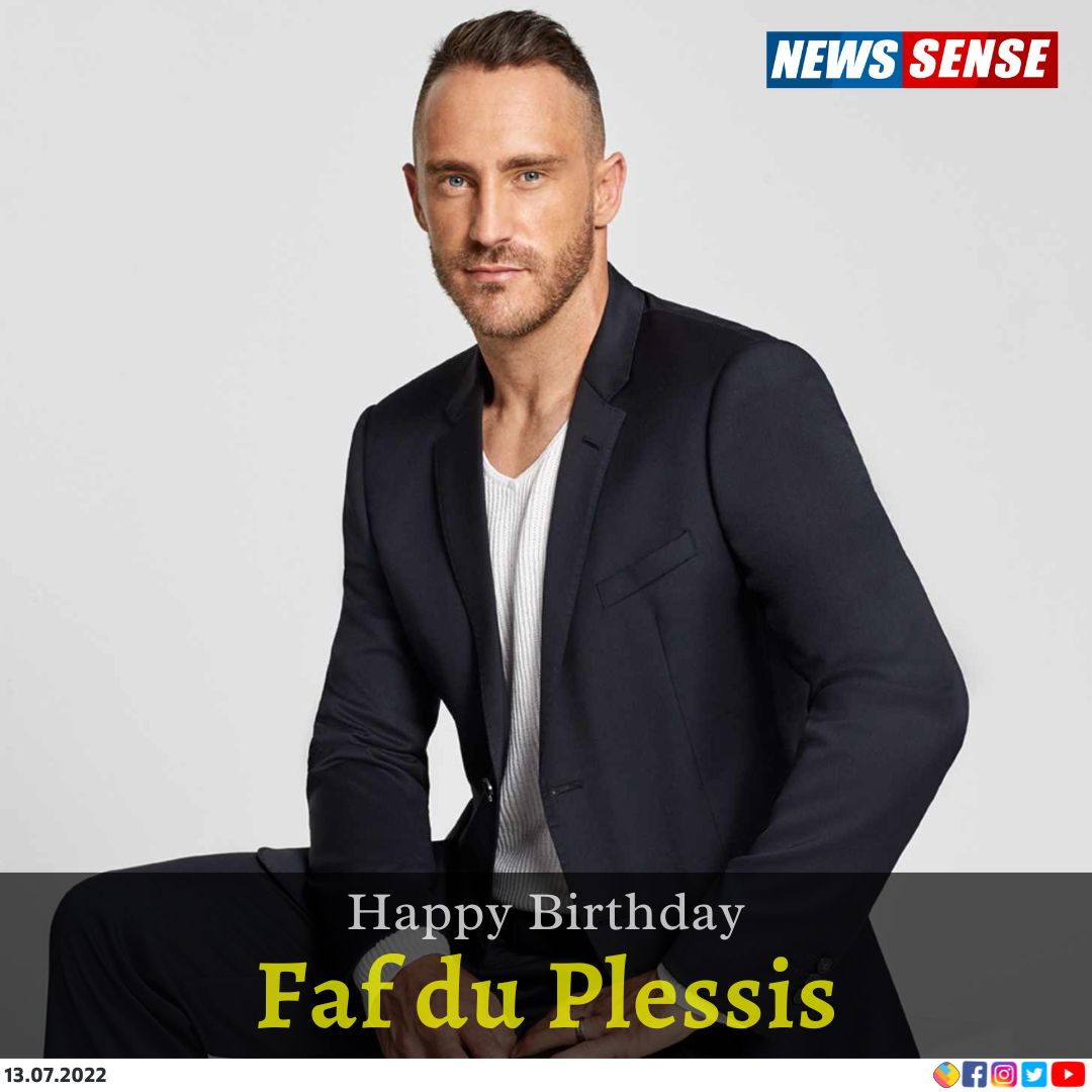 Happy Birthday  Faf du Plessis       