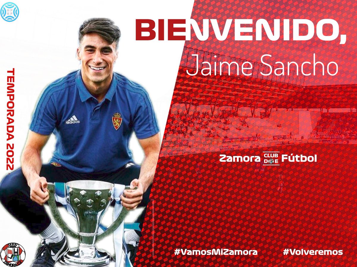 FICHAJE 2022/2023🔥⚽️|

Sancho, procedente del <a href="/RealZaragoza/">Real Zaragoza</a> , se incorpora al Zamora CF para la plantilla de la temporada 2022 - 2023 🤞👏🏻

¡Tus éxitos serán los nuestros! 😍⚽️

zamoracf.es/sancho-nuevo-j…

#VamosMiZamora