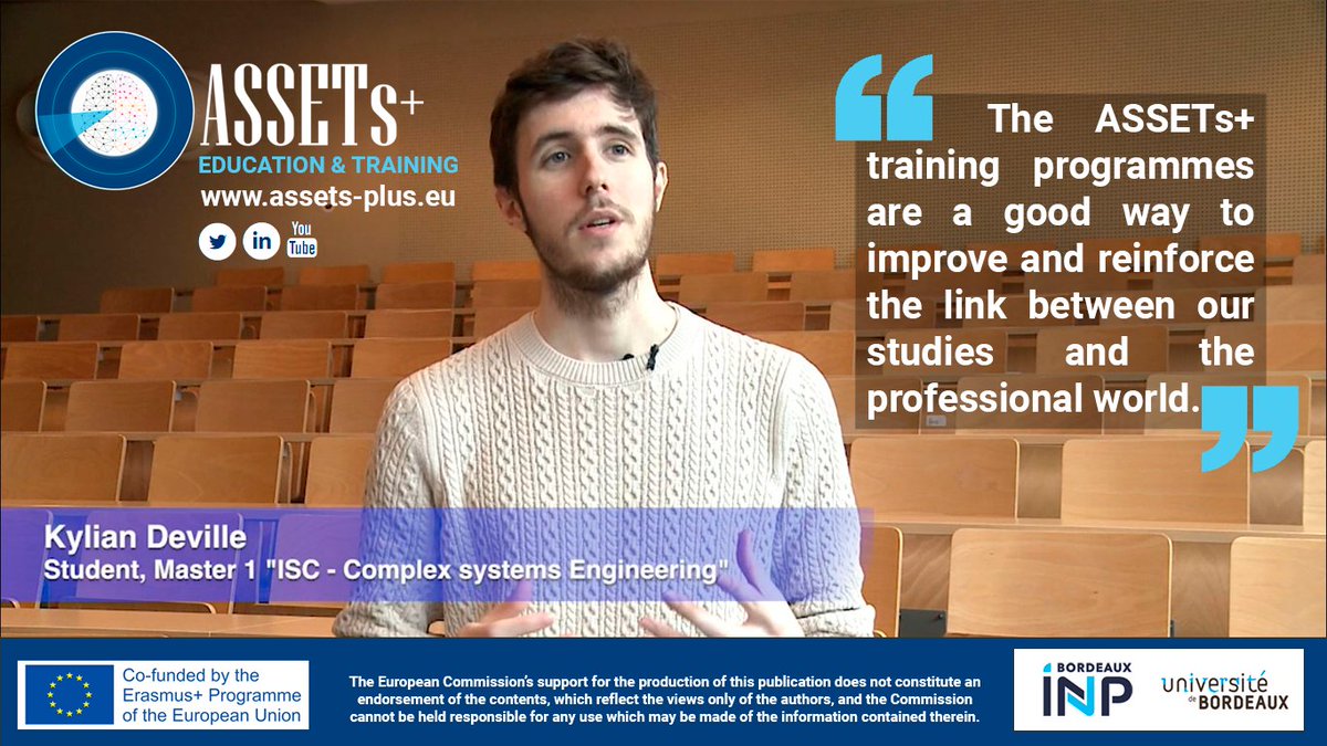 The ASSETs+ main goal is to design &amp; develop #education &amp; #training programmes to provide new skills related to key #technologies expected in #Defence sector in the coming years. Registration for new courses will be open soon.Stay tuned!
👉 assets-plus.eu/machine-learni… 
<a href="/EUErasmusPlus/">Erasmus+</a>
