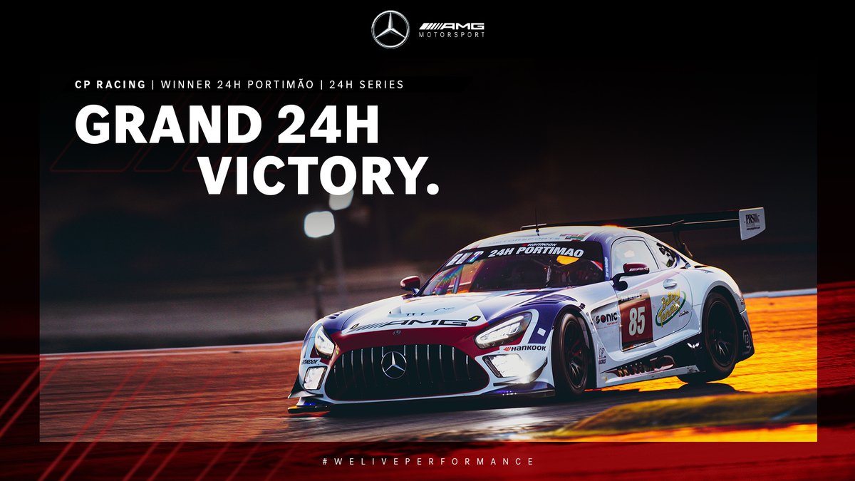 #24HSeries – Maiden overall victory for CP Racing!

Congratulations to all drivers and the entire team for a well-deserved #24HPORTIMAO win after a very tight 24-hour race at <a href="/AIAPortimao/">Autódromo Internacional do Algarve</a> 👏👏
 
#WeLivePerformance @24hseries