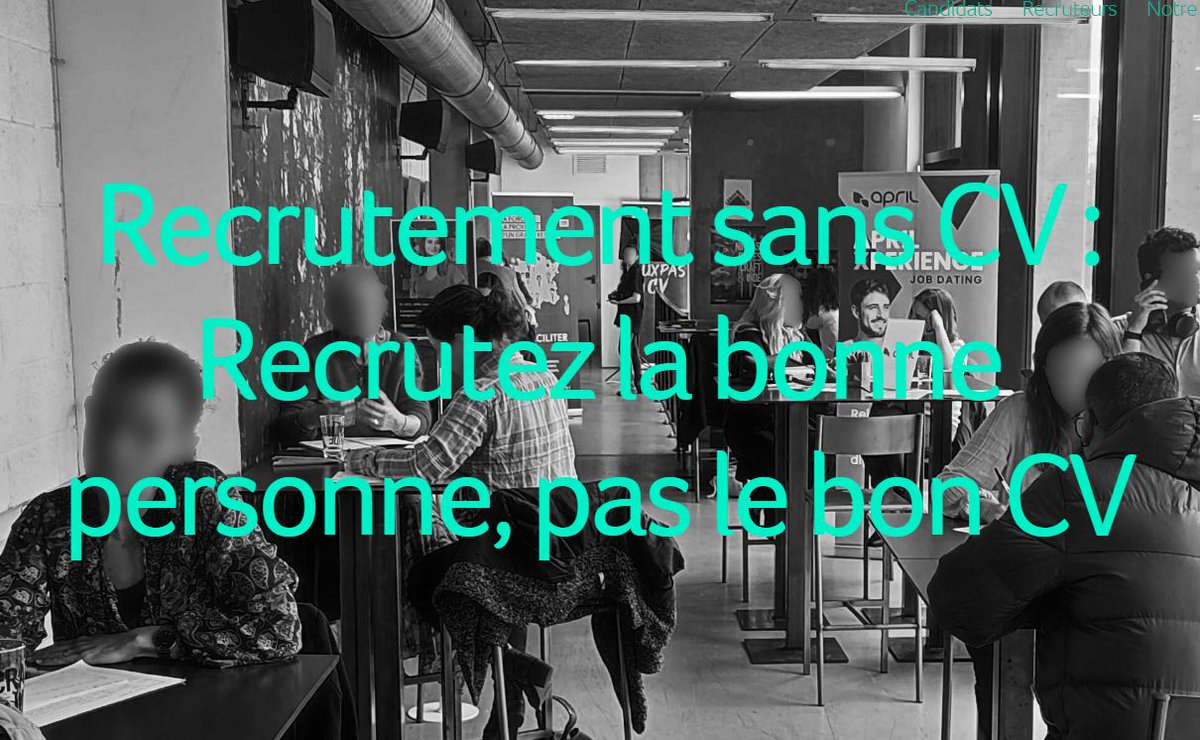 Êtes-vous sûr de fonder vos décisions d’embauche sur les bons critères en ne vous basant que sur les CV ? #JeNeSuisPASunCV

Lire l'article : lnkd.in/ewRdGuzE