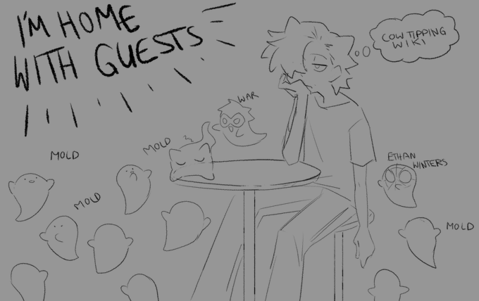 no one was on the same page; mods wanted war, i wanted to talk about the cow tipping wiki, chat rp opening a resturant. 