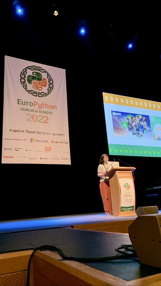 europython's tweet image. Welcome to #EuroPython2022, our chair, Raquel is kicking off the conference with 2020 to 2022 we’re finally in Dublin. Alive and kicking! 🤙🏻
We’re soo psyched to see y’all! ☘️