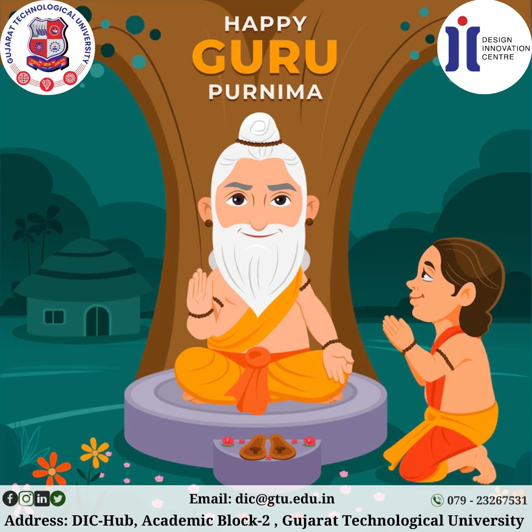DicGtu's tweet photo. गुरुर ब्रह्मा गुरुर विष्णु गुरुर देवो महेश्वरा
गुरुः साक्षात्परब्रह्मा तस्मै श्री गुरुवे नमह।

गुरु पूर्णिमा की शुभकामनाएं ।

#GuruPurnima2022 https://t.co/hxqKqEeT9D