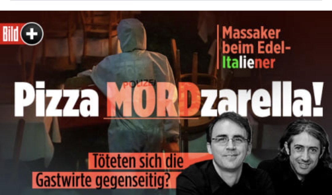Und haben wir etwas aus dem #NSU und dem schrecklichen Wort #Dönermorde gelernt?
<a href="/BILD/">BILD</a> sagt: #mordzarella