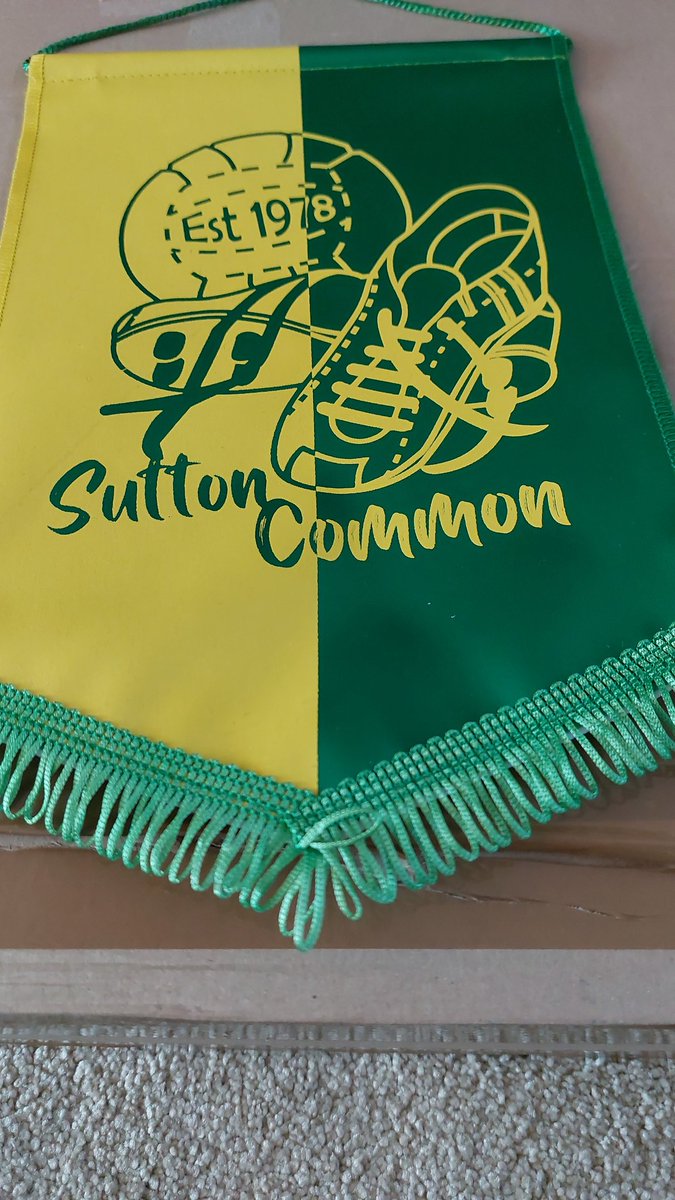 New Sutton Common Rovers pennants available from the club shop