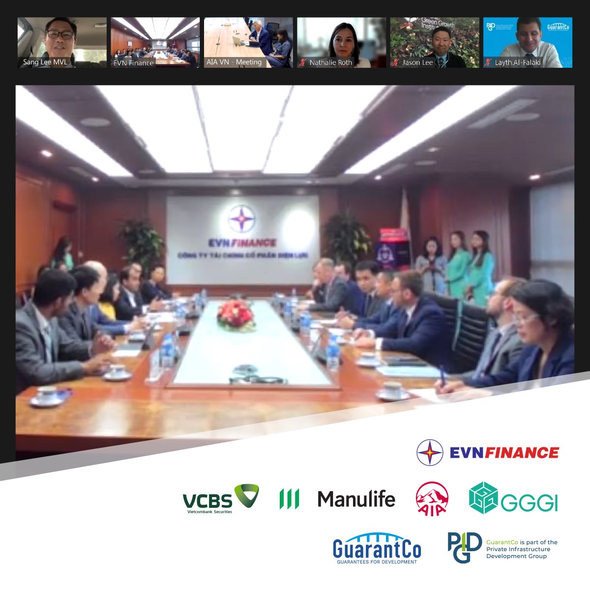 To celebrate the financial close of the first-ever onshore, local currency, verified green bond in Vietnam and the first partially guaranteed corporate bond that has attracted institutional investors, a signing ceremony was organised in Hanoi to celebrate this landmark moment.