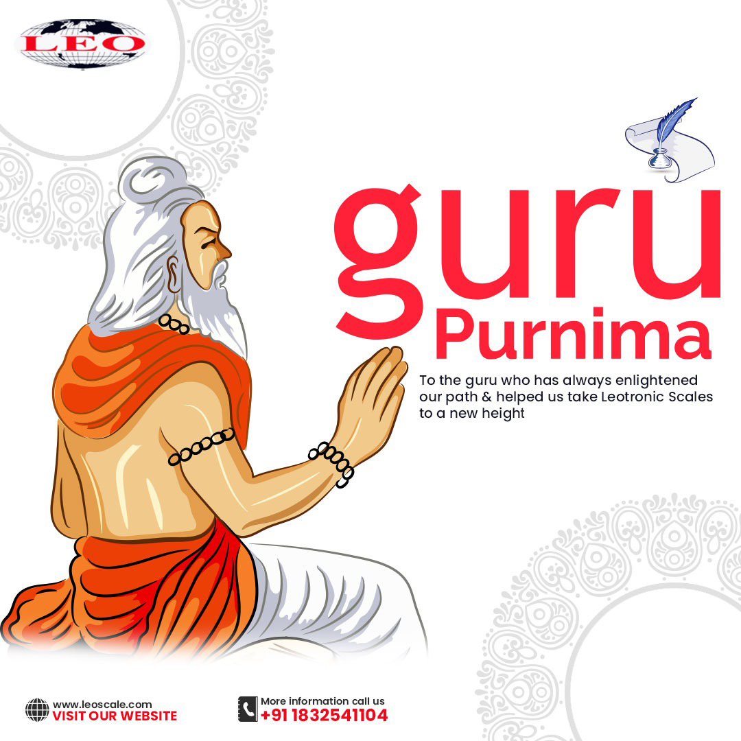 Happy Guru Purnima to the guru who has always enlightened our path &amp; helped us take Leotronic Scales to a new height. 

#leotronicscales #truckscales #weighbridgemanufacturer #weighbridges #GuruPurnima2022 #GuruPurnima #Blessings #GuruPurnimawishes