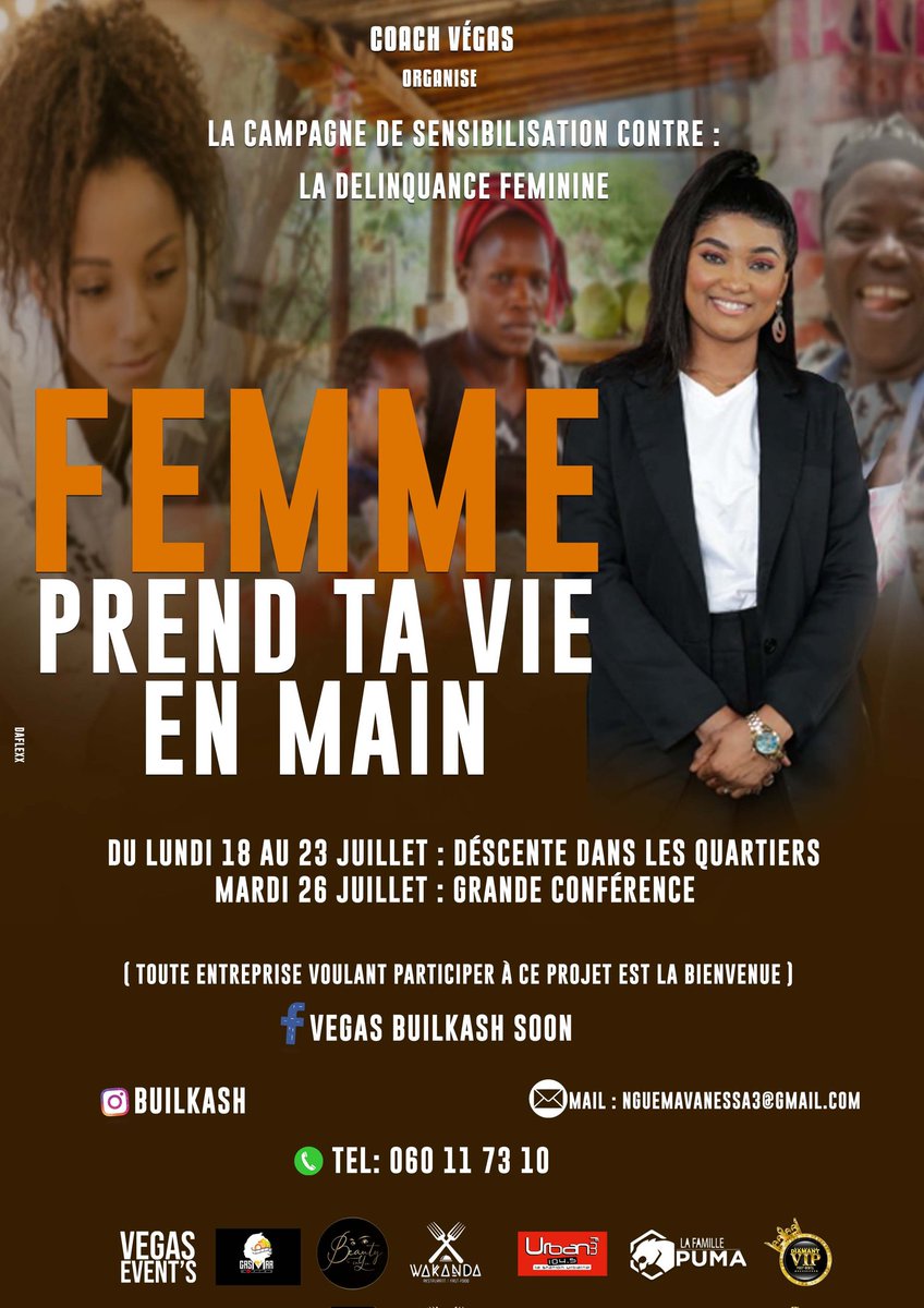 #Waze_Up: Le Coach Vegas organise La Campagne de Sensibilisation Contre la Délinquance Féminine.
