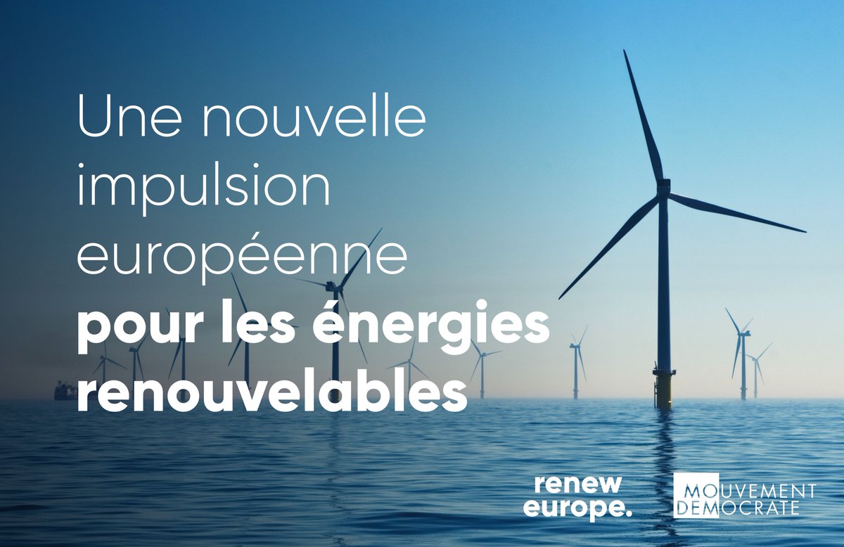 GrudlerCh's tweet photo. Nous aurons des objectifs d’énergies #renouvelables plus ambitieux !

Je salue les votes en Commission Énergie ce matin au Parlement européen, où nous renforçons drastiquement les objectifs européens pour les renouvelables ☀️💨💦

Les principales avancées obtenues ⤵️ https://t.co/rcE4hO88P0