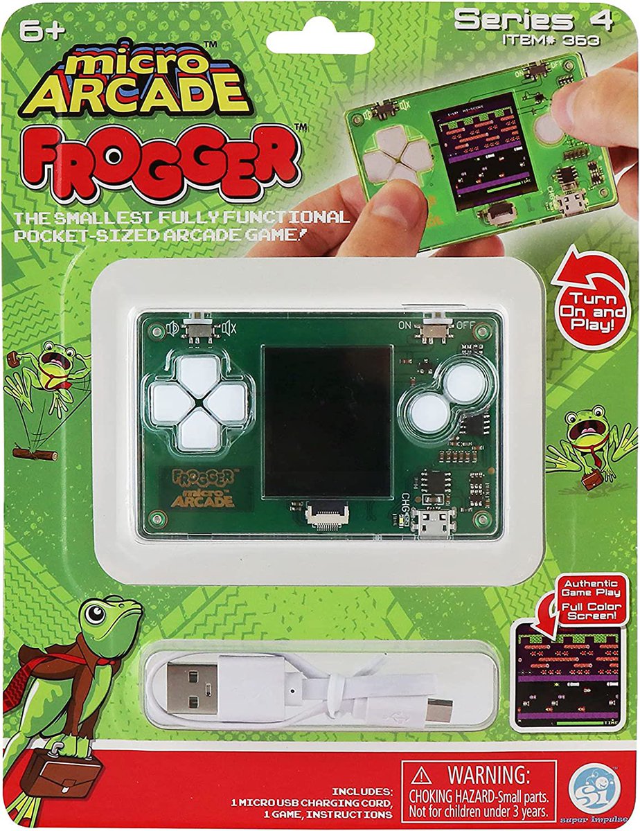 ZaraCrypt0's tweet photo. Frogger™️ Micro Arcade™️
Officially Licensed Product
Amazon $21.99 https://t.co/MLjvS4IrW2 #ad #Frogger #Konami #MicroArcade https://t.co/OWvV8Q0mg5