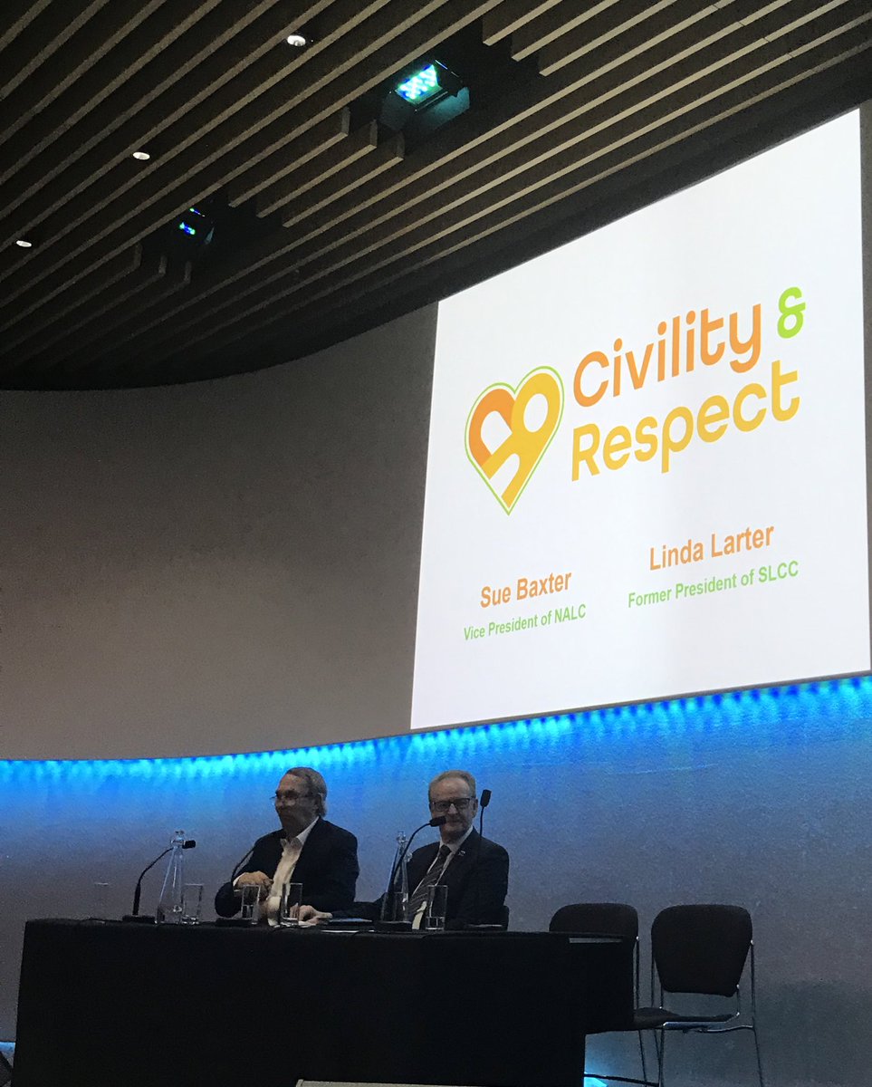 NALCchiefexec's tweet photo. @SevenoaksTC and @suejbaxter launching civility and respect pledge during @NALC National Assembly (with Cllr reps from across England) @SLCCnews https://t.co/CVYZCqEvAT