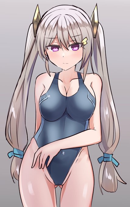 水着が描きたかったので塗り練習がてらのらくがき。 