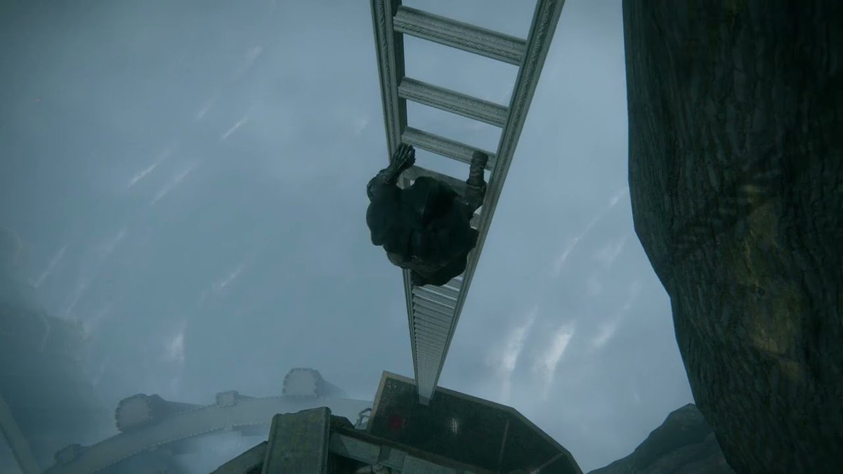 tarnished guy that sings snake eater every time they climb a long ladder