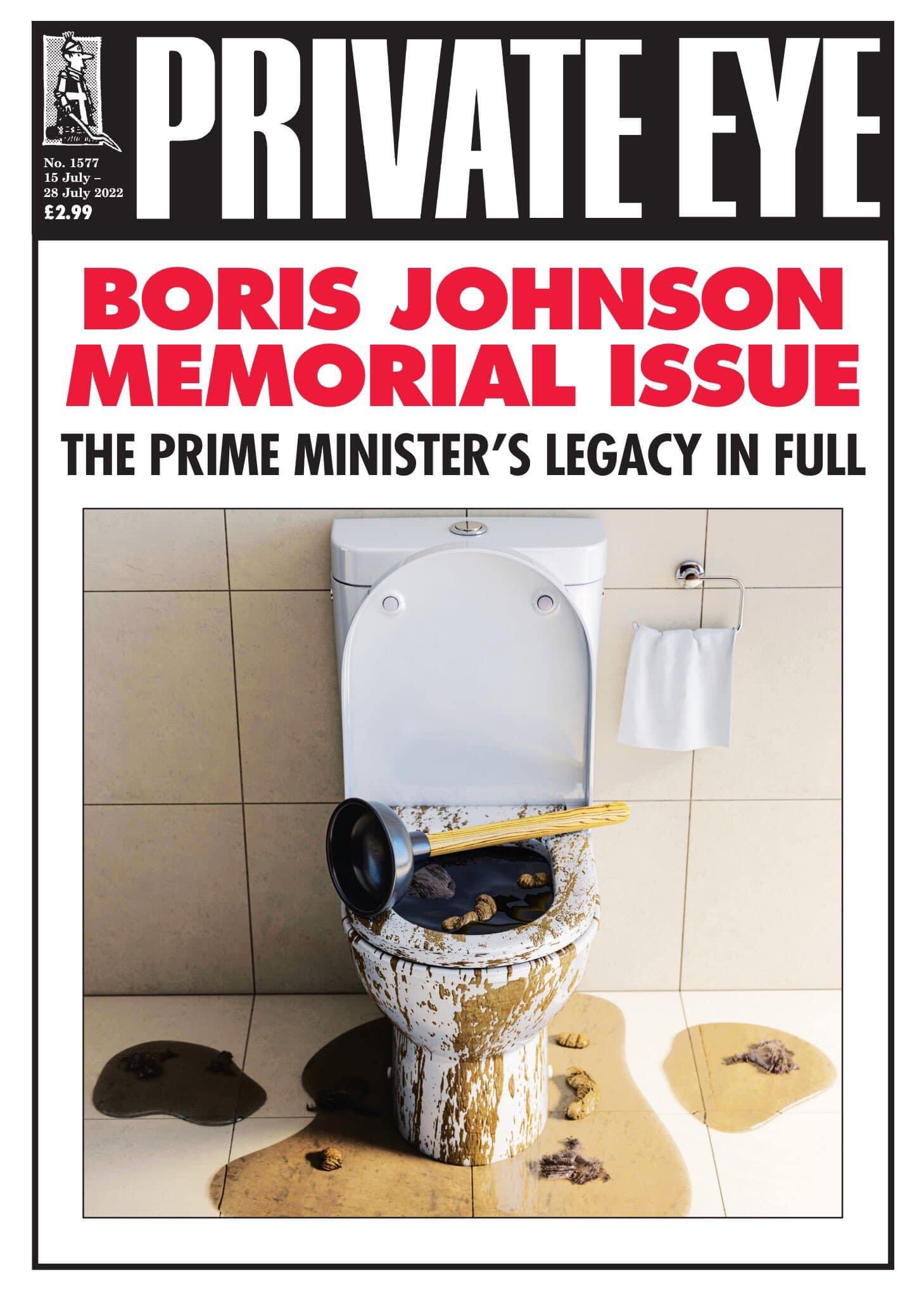 Private Eye Magazine on X: Boris Johnson blundering into