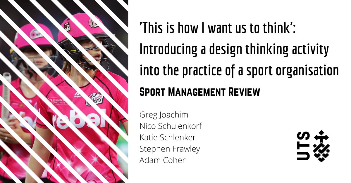 gregjoachim's tweet photo. 📰 New Pub! 🗞️

Read our words in @SMR_Journal. Those words tell the story of our intervention with the Sydney Sixers, through which we identified a suitable #DesignThinking activity and introduced it into their practice.

Spoilers: the Sixers loved it.

https://t.co/COBa2STWUa https://t.co/xQzq2UVufi