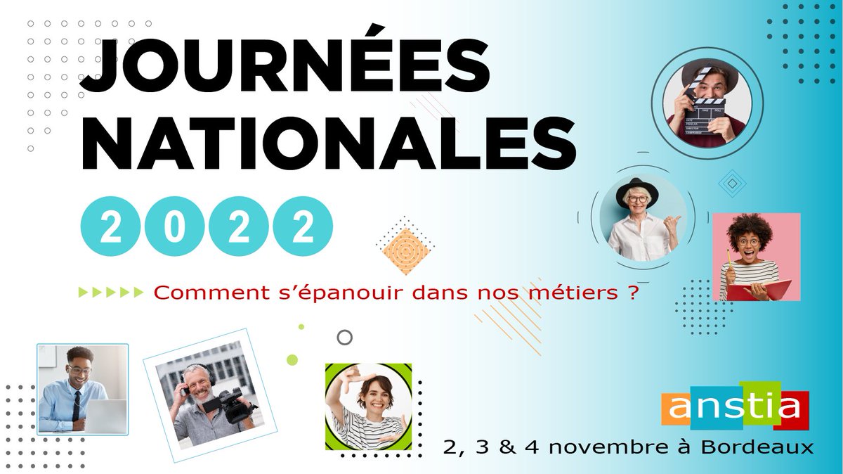 📅 SAVE THE DATE - JOURNEES NATIONALES ANSTIA

Vous ne saviez pas quoi faire sur les congés de Toussaint ? 
ANSTIA a pensé à vous. 
Pourquoi ne pas découvrir Bordeaux et participer à nos Journées Nationales ANSTIA 2022 ?