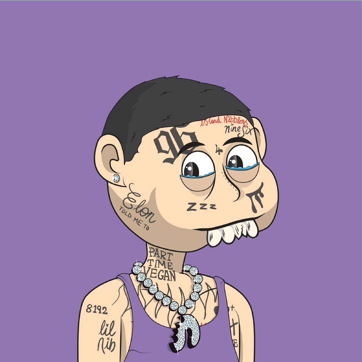 Lil Nib blinged and purped out and ready to go!

#mintingnow at nibblers.io

#nibbler #nibblers #nftcommunity #nftproject #bnbnft #bscnft #bnbchain #bsc #nft #nfts #BNB #strongertogetheralliance #BinanceNFT #nftart #NFTartists #NFTcollections #nftcollector #NFTartist