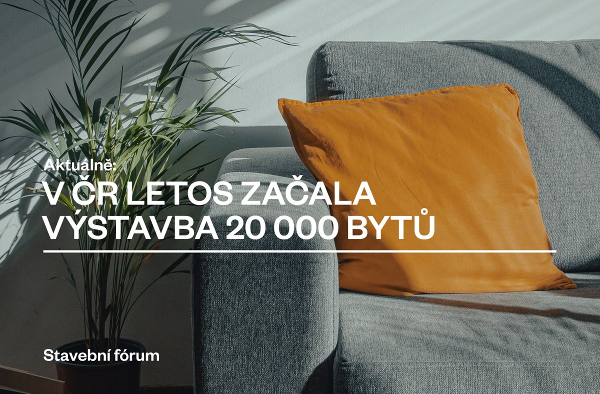 StavebniForum's tweet photo. V Česku do konce května letošního roku začala výstavba 19 712 nových bytů, což je meziročně o pětinu víc. Ve stejný měsíc byla zahájena stavba až 5309 nových bytů, což je nejvíce od roku 2006. https://t.co/YBCTHVQBt9