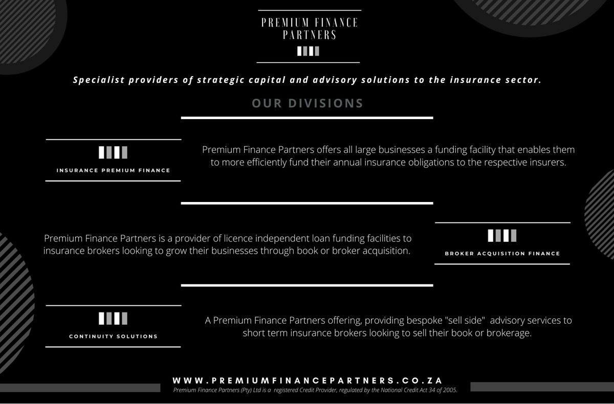 Our Premium Finance Partners ad appeared in the latest COVER magazine. Check it out: cover.co.za/june-2022-edit…