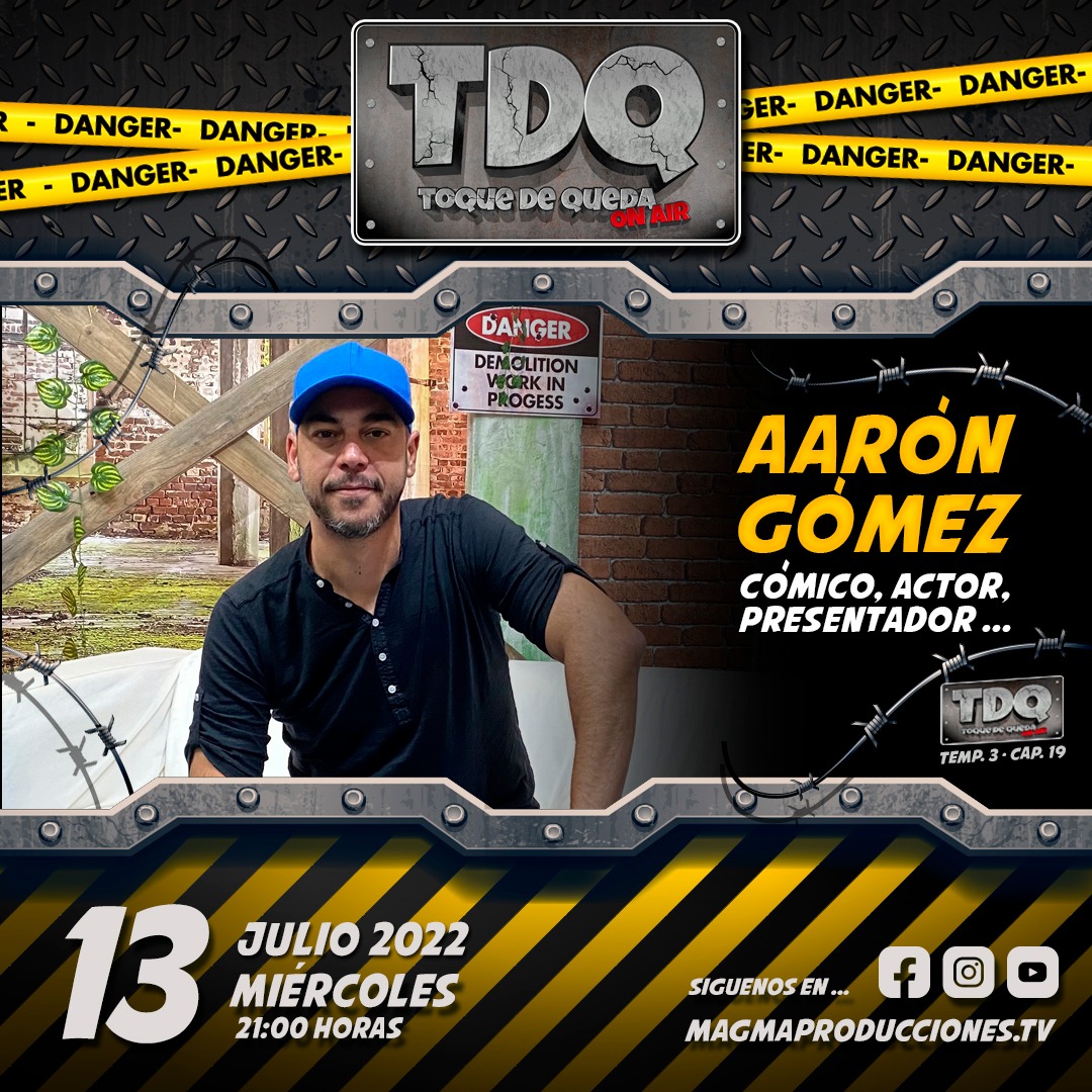 ToqueDeQueda_tv's tweet photo. 📺Esta noche nos visita @aarongomezrosales , cómico, actor, presentador referente en las Islas Canarias 🎥🇮🇨 Si quieres conocerlo mejor, no te pierdas nuestro programa de esta noche 🎬

21.00 horas en Youtube. Suscríbete. https://t.co/qLIPucLt2e

#Comedia #AaronGomez https://t.co/Rw6Nf63Tve