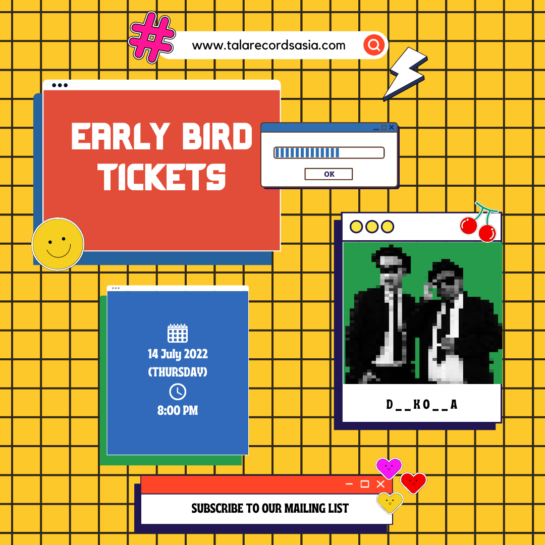 talarecordsasia's tweet photo. You might know em...they've collaborated with @therealdisastr and @evaceliaa ππ€
Be the first to get the ticket! Early bird sales will commence TOMORROW at 8PM!!!
#talarecordsasia #traevents #firstshowoftheyear #liveshow #live #party #events #music #dance #art #entertainment https://t.co/NZBnp4jccL